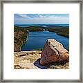 Acadia Np - Peaceful Vista Framed Print