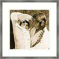 Achomawi Mother And Child Framed Print