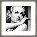 Actress Carole Lombard Framed Print