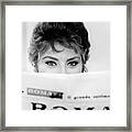 Actress Sophia Loren Framed Print