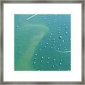 Aerial View, Bay Of Arcachon, Gironde Framed Print