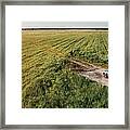 Aerial View Of Renault Duster Car Suv Framed Print