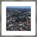 Aerial View Of Utrecht , Holland Framed Print