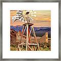 Aermotor Windmill Framed Print