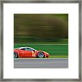 Af Corse Ferrari 458 Italia Gt Race Car Framed Print