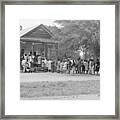 African Americans Voting In Alabama Framed Print