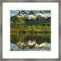 Afternoon At The Three Sisters Framed Print