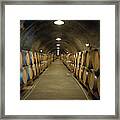 Aging Wine Framed Print