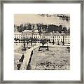 Air View Of Lake View Hotel On Lake Hopatcong Framed Print