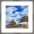 Alberobello Sky Framed Print