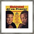 Ali Vs Frazier, 25 Years Later Sports Illustrated Cover Framed Print