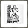 Alice With A Long Neck, 1889 Framed Print