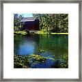 Alley Spring And Mill Framed Print