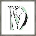 Alluring Woman In A Towel Framed Print