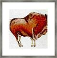 Altamira Prehistoric Bison Framed Print