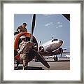 American Airlines Douglas Dc-3 Framed Print