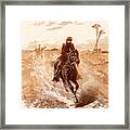 American Civil War Union General Philip Sheridan Rides To The Front Framed Print