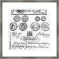 American Coins And Paper Money Framed Print