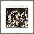 American Football Team At The Indian School Of Carlisle, Pennsylvania, Years 1890 From Photo Framed Print