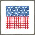 Americana Style Vi No Words Framed Print