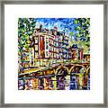 Amsterdam In The Evening Framed Print