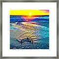 Anchor In The Surf Framed Print