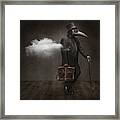 And Then He Arrived... Framed Print
