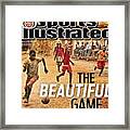 Angolan Boys Playing Soccer Sports Illustrated Cover Framed Print