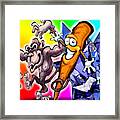 Animal Vegetable Mineral Framed Print