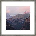 Anisclo Canyon Sunset Framed Print