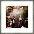Annunciation Of The Blessed Virgin Mary By Bartolome Esteban Murillo Framed Print