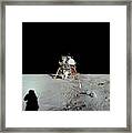 Apollo 11 Hi-res Panorama Of The First Men Framed Print