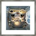 Apollo Lunar Module Interior At Ksc. Framed Print