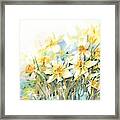 April Yellows Framed Print