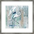 Arianna Egret - Wood Framed Print