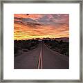 Arizona Highways Sunset Framed Print