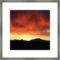 Arizona Sunset Abstract Framed Print