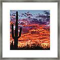 Arizona Sunset Framed Print