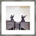 Armed Men At Edgewood Mine Strike Framed Print