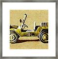 Army Jeep Framed Print