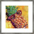 Art Pineapple Framed Print