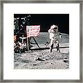 Astronaut John W. Young, Apollo 16 Framed Print