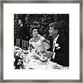 At The Kennedy Reception Framed Print