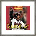 Atlanta Braves David Justice, 1995 World Series Sports Illustrated Cover Framed Print