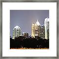 Atlanta Skyline Framed Print