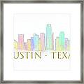 Austin Skyline Framed Print
