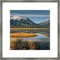 Autumn At Jasper Lake Framed Print