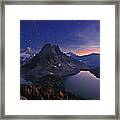 Autumn Dream In Canadian Rockies Framed Print