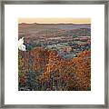 Autumn Glory At Inspiration Point - Eureka Springs Arkansas Framed Print