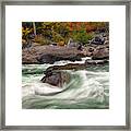 Autumn River Dance Framed Print